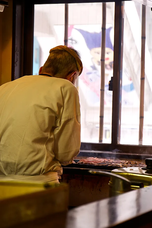 中野でうなぎ。