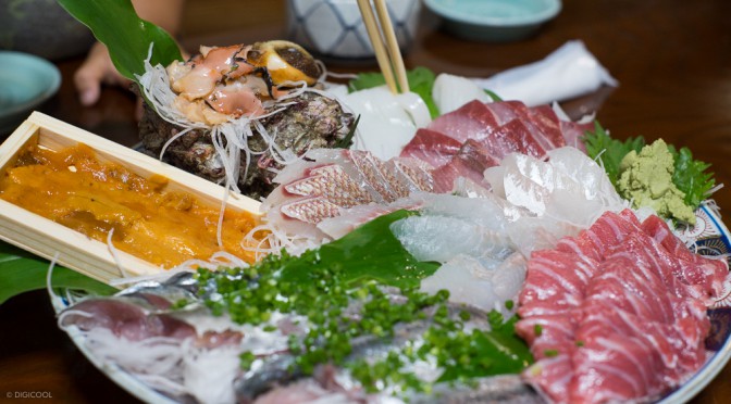 福岡市内からフェリーで10分の能古島で旨い魚を食べてきた。